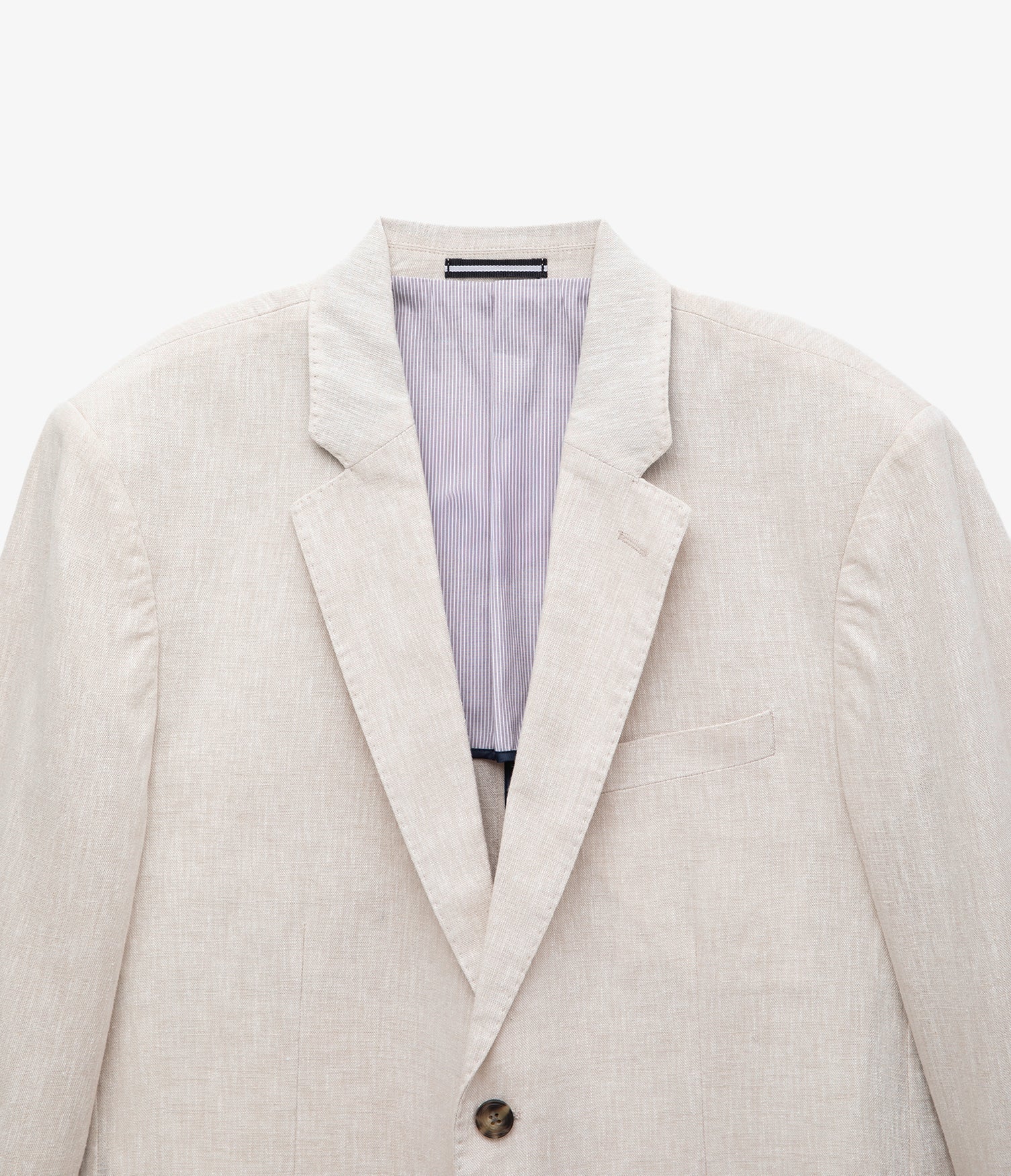 Blazer Hombre 100% Lino Beige