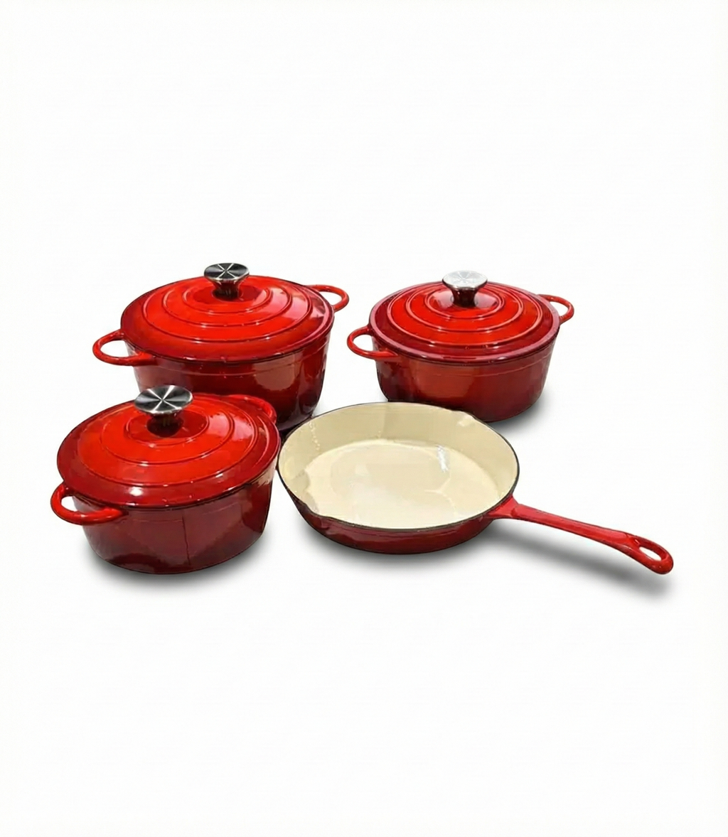 Set Hierro Fundido Esmaltado Rouge Bordeaux