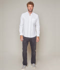 Camisa Hombre Algodón Oxford M/Larga Blanco
